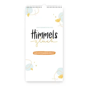 Produktbild des Artikels Himmelsglück - Geburtstagskalender immerwährend (Kalender)