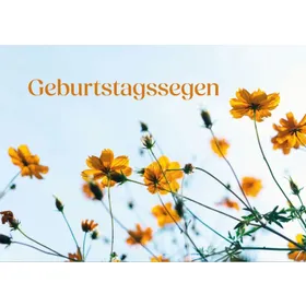 Produktbild des Artikels Postkarte - Geburtstagssegen (Schreibwaren)