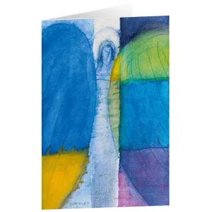 Produktbild des Artikels Kunstkarten "Engel in der Nacht" 5 Stk. (Schreibwaren)
