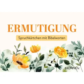 Produktbild des Artikels Spruchkärtchen mit Bibelworten 7 "Ermutigung" (Schreibwaren)