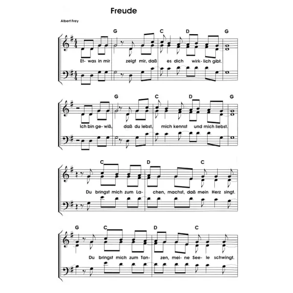 Produktbild des Artikels Freude (Noten - Download)