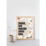 Stimmungsbild zu Jahreslosung 2026 - Poster A3 "Blumen"