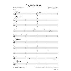 Produktbild des Artikels Unfassbar (Bandsheet) (Noten - Download)
