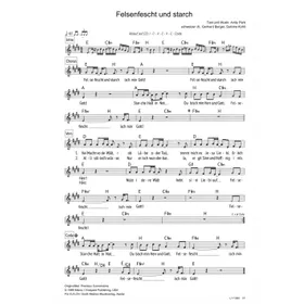 Produktbild des Artikels Felsenfescht und starch (Noten - Download)