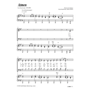 Produktbild des Artikels Atmen (Noten - Download)