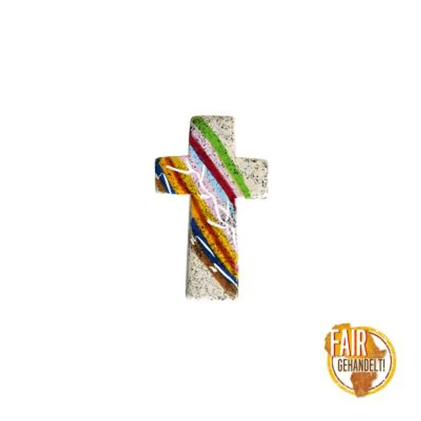 Produktbild des Artikels Handschmeichler Kreuz aus Speckstein "African Summer" ()