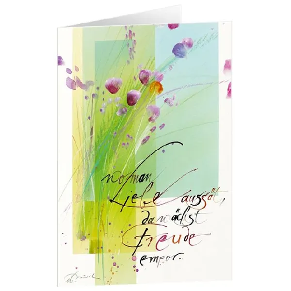 Produktbild des Artikels Kunstkarten "Liebe und Freude" 5 Stk. (Schreibwaren)