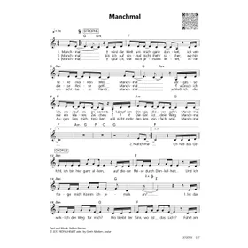Produktbild des Artikels Manchmal (Noten - Download)