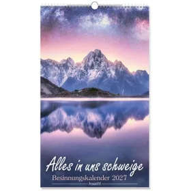 Produktbild des Artikels Alles in uns schweige 2027 - Wandkalender (Kalender - Spiralbindung)
