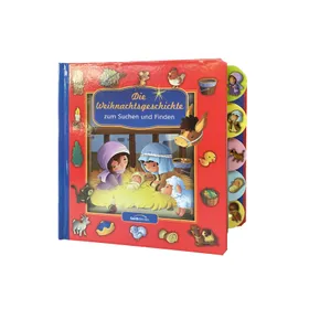 Produktbild des Artikels Die Weihnachtsgeschichte zum Suchen und Finden (Buch - Pappbilderbuch)