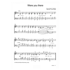 Produktbild des Artikels Were You There (Noten - Download)
