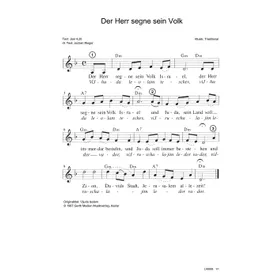 Produktbild des Artikels Der Herr segne sein Volk (Noten - Download)