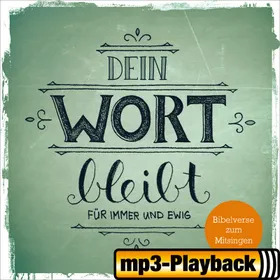 Produktbild des Artikels Verlass dich auf den Herrn (Playback ohne Backings) (MP3-Track - Download)