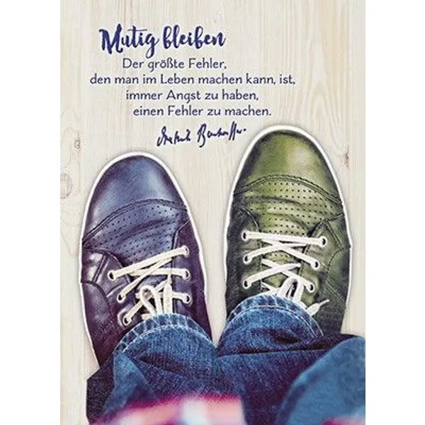 Produktbild des Artikels Postkarten: Der größte Fehler, 4 Stück (Schreibwaren)