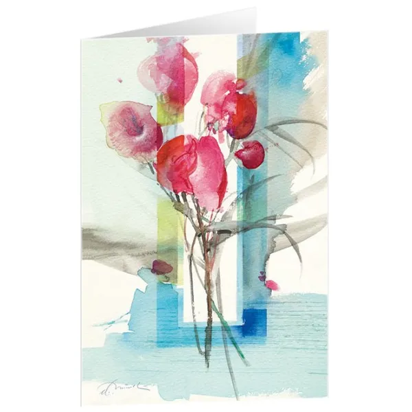 Produktbild des Artikels Kunstkarten "Fünf Rosen" 5 Stk. (Schreibwaren)