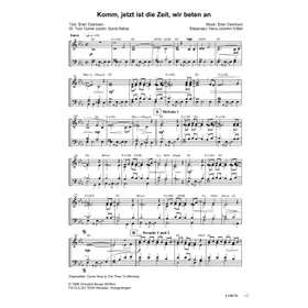 Produktbild des Artikels Komm, jetzt ist die Zeit wir beten an (Noten - Download)