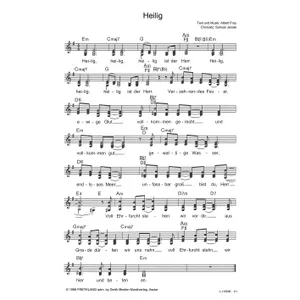 Produktbild des Artikels Heilig (Noten - Download)