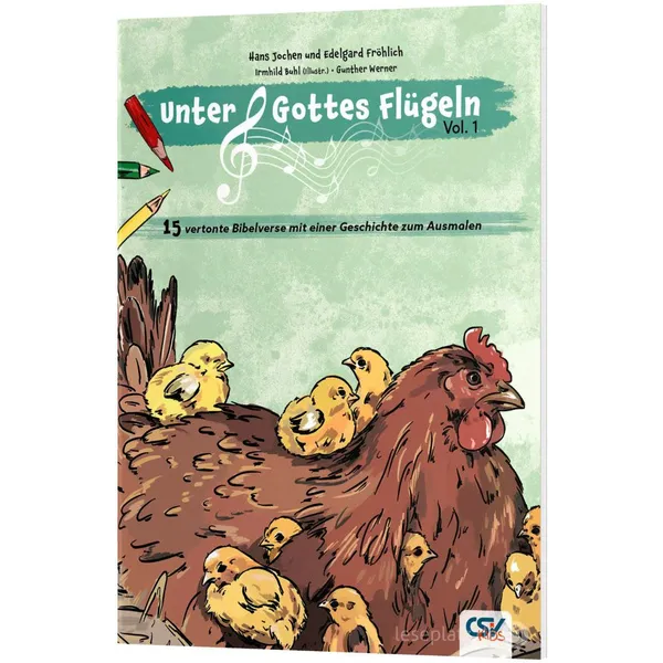 Produktbild des Artikels Unter Gottes Flügeln - Vol. 1 (Liederbuch - Geheftet)