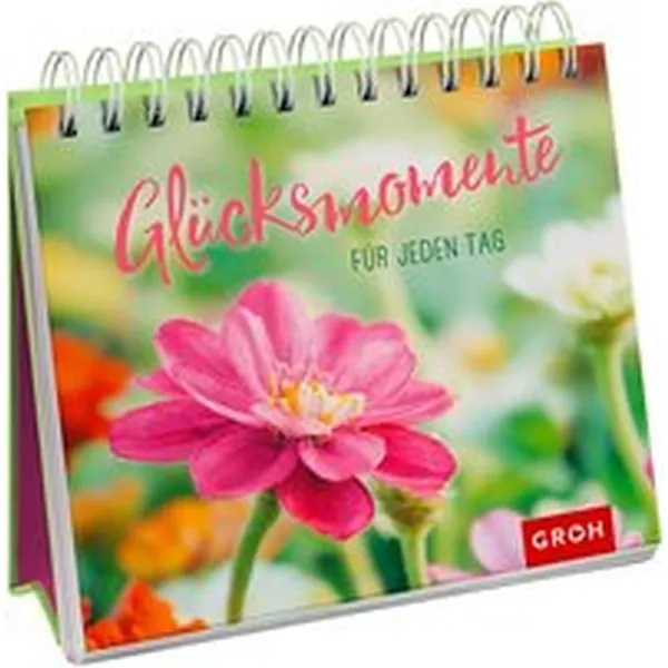 Produktbild des Artikels Glücksmomente für jeden Tag - Aufstellbuch (Buch - Spiralbindung)
