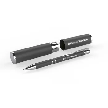 Produktbild des Artikels Faith moves Mountains - Kugelschreiber im Etui (Schreibwaren)
