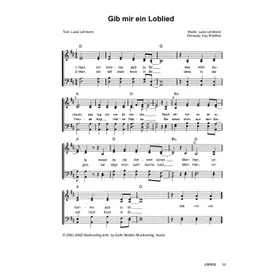 Produktbild des Artikels Gib mir ein Loblied (Noten - Download)