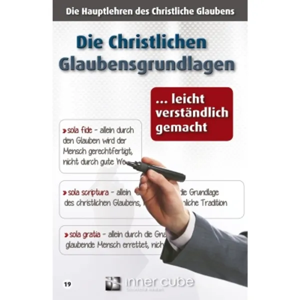 Produktbild des Artikels Die Christlichen Glaubensgrundlagen (Buch - Broschiert)