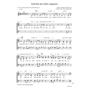 Produktbild des Artikels Gott hat uns nicht vergessen (Noten - Download)