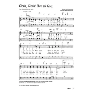 Produktbild des Artikels Gloria! Ehre sei Gott (Noten - Download)
