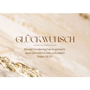 Produktbild des Artikels Postkarte "Glückwunsch" (Schreibwaren)