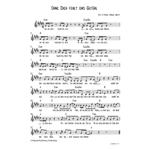 Produktbild des Artikels Ohne dich fehlt das Gefühl (Noten - Download)