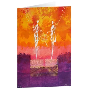 Produktbild des Artikels Kunstkarten "Annäherung" 5 Stk. (Schreibwaren)