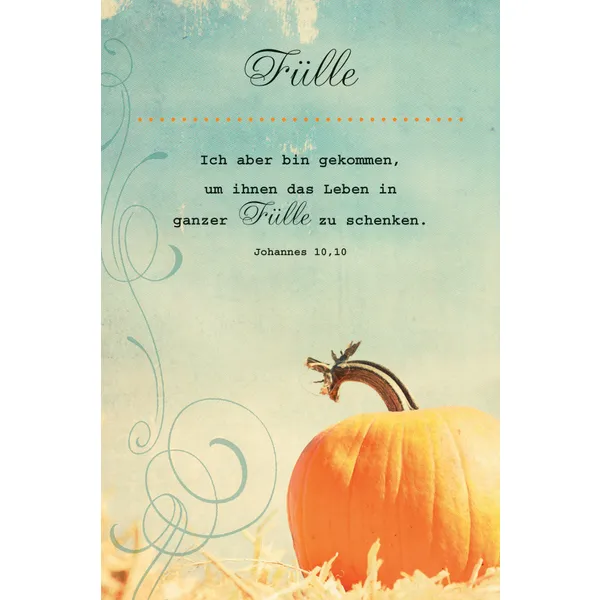 Produktbild des Artikels Leinwand Kleine Geschenke vom Größten "Leben in ganzer Fülle" ()