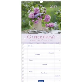 Produktbild des Artikels Gartenfreude Familienplaner 2027 (Kalender - Spiralbindung)