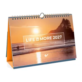 Produktbild des Artikels Life is more 2027 - Panorama-Tischkalender (Kalender - Spiralbindung)