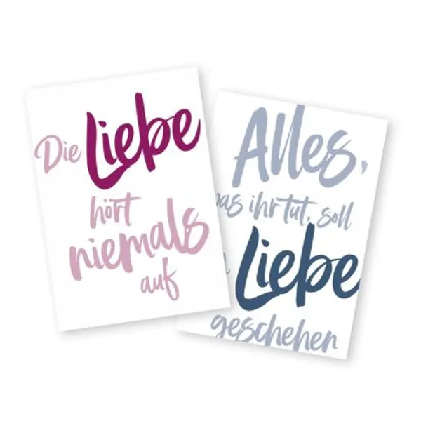 Produktbild des Artikels Geschirrtuchset - Alles Liebe ()