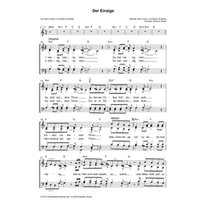 Produktbild des Artikels Der Einzige (Noten - Download)