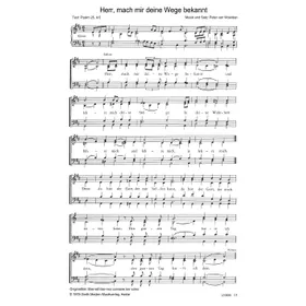 Produktbild des Artikels Herr, mach mir deine Wege bekannt (Noten - Download)