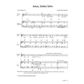 Produktbild des Artikels Jesus, Gottes Sohn (Noten - Download)