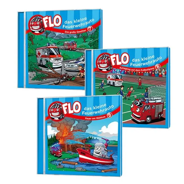Produktbild des Artikels Flo - das kleine Feuerwehrauto - CD-Set 3 (Hörbuch/Hörspiel - CD)