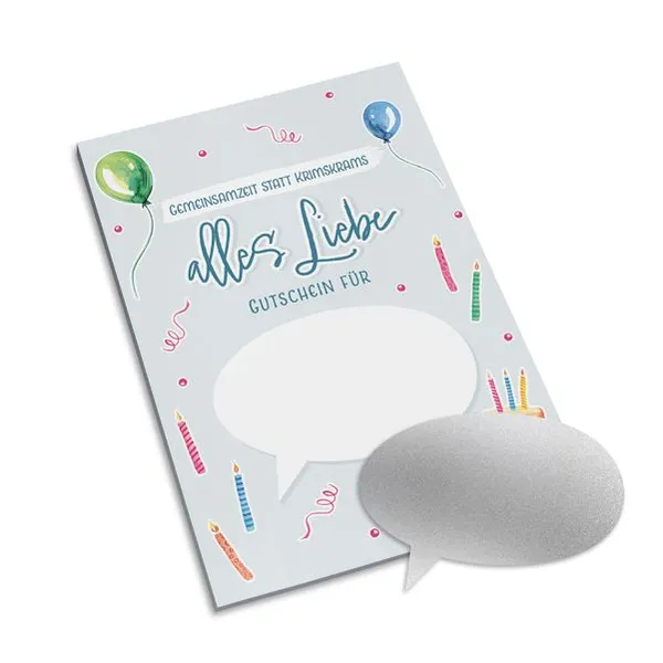 Produktbild des Artikels Gutscheinkarte "Alles Liebe" (Schreibwaren)
