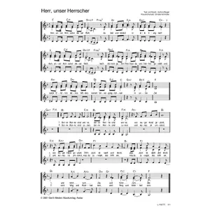 Produktbild des Artikels Herr, unser Herrscher (Noten - Download)