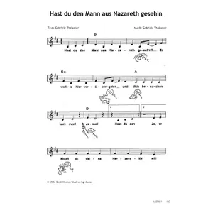 Produktbild des Artikels Hast du den Mann aus Nazareth geseh'n (Noten - Download)