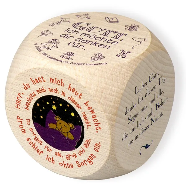 Produktbild des Artikels Gebetswürfel "Abendgebete" ()