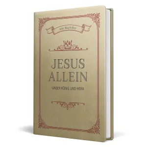Produktbild des Artikels Jesus allein (Buch - Kunstleder)