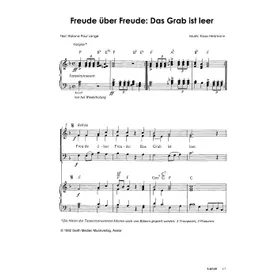 Produktbild des Artikels Freude über Freude: Das Grab ist leer (Noten - Download)