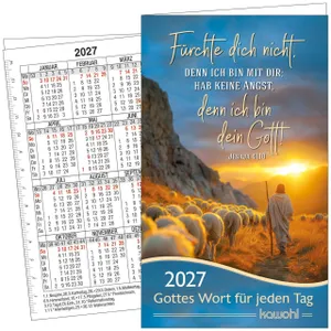 Produktbild des Artikels Jahreslosung 2027 - Gottes Wort für jeden Tag (Kalender - Geheftet)