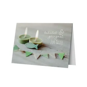 Produktbild des Artikels Faltkarte - behütet & gesegnet. Zur Taufe (Schreibwaren)