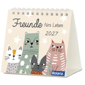 Produktbild des Artikels Freunde fürs Leben 2027 - Minikalender (Kalender - Spiralbindung)