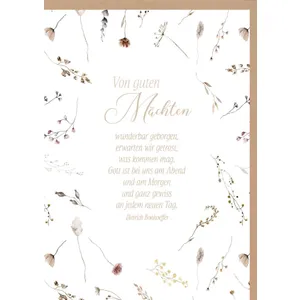Produktbild des Artikels Faltkarte "Von guten Mächten" (Schreibwaren)