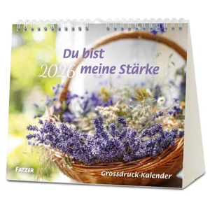 Produktbild des Artikels Du bist meine Stärke 2026 - Tischkalender (Kalender - Spiralbindung)